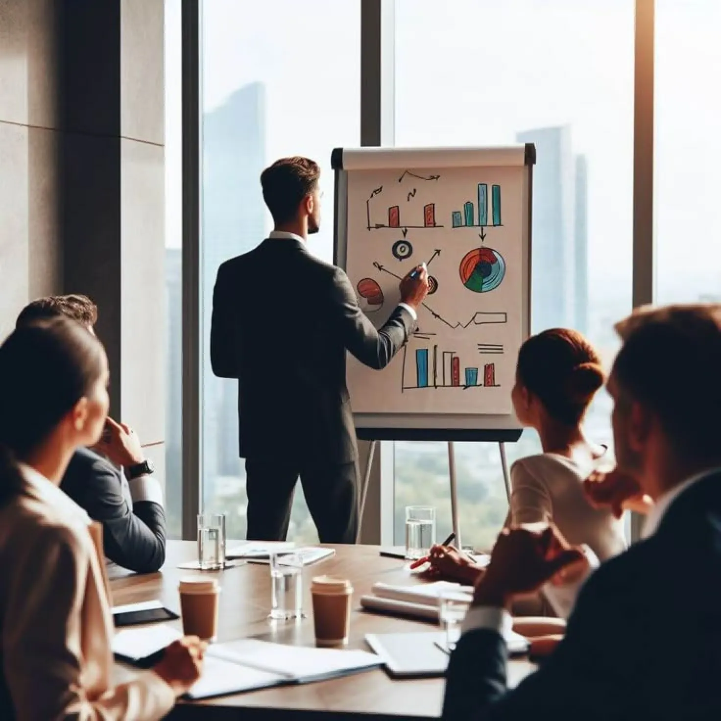 Zespół liderów w trakcie warsztatu